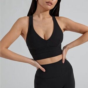 BuffBunny Black Women's Sports Bra